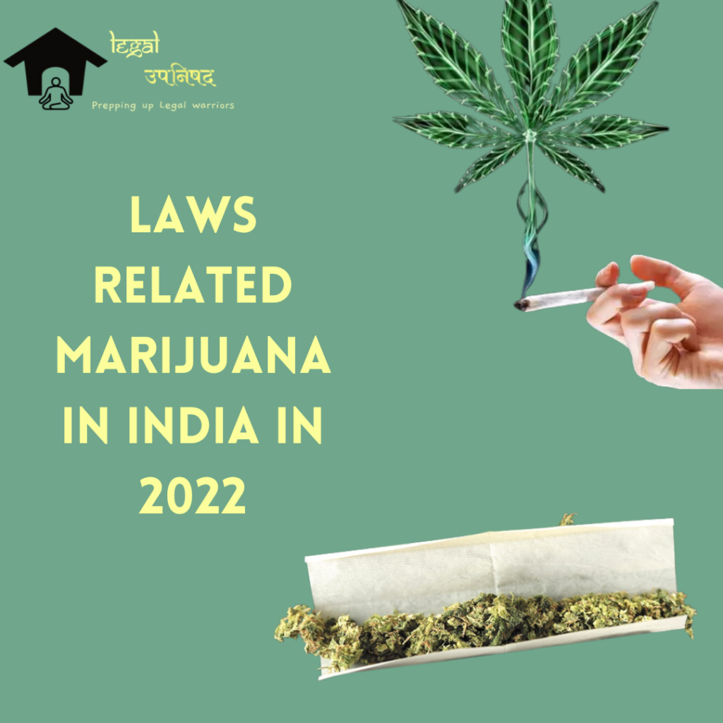 Laws Related To Marijuana In India