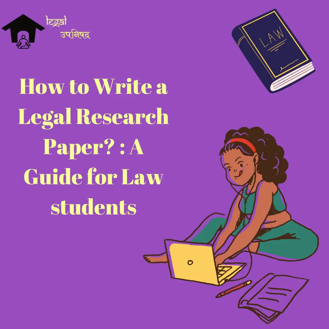 parts of a legal research paper