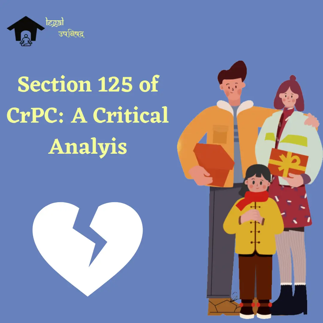 case study on section 125 crpc