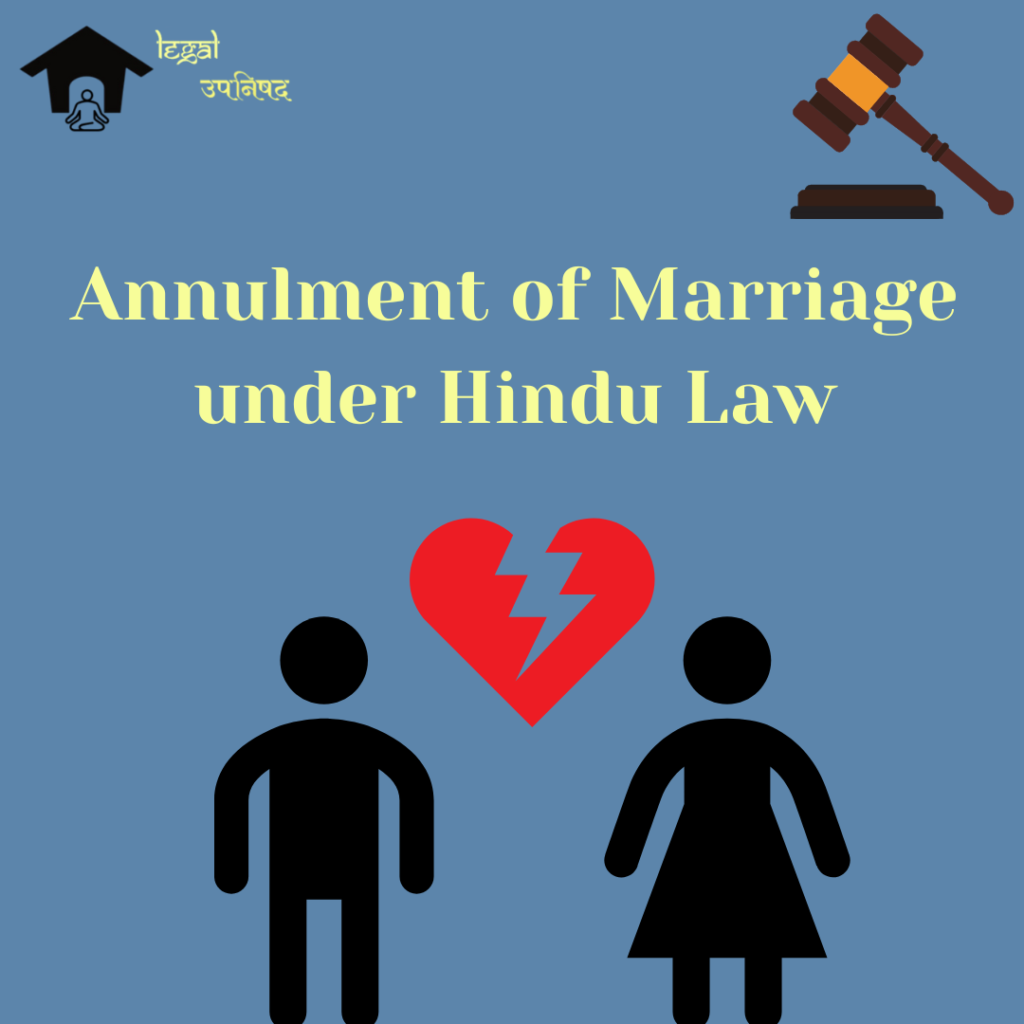 An Annulment of Marriage under Hindu Law