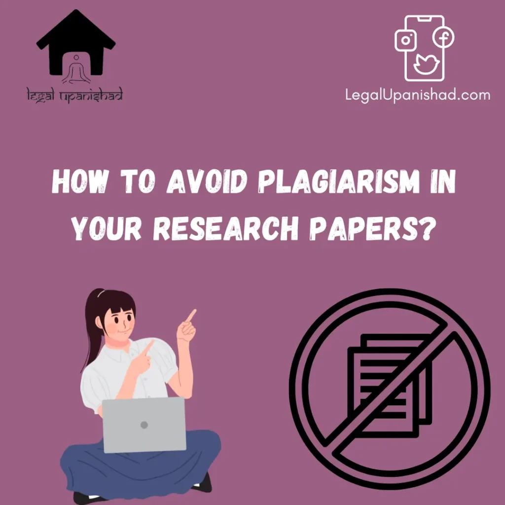 How to avoid Plagiarism in your Research Papers