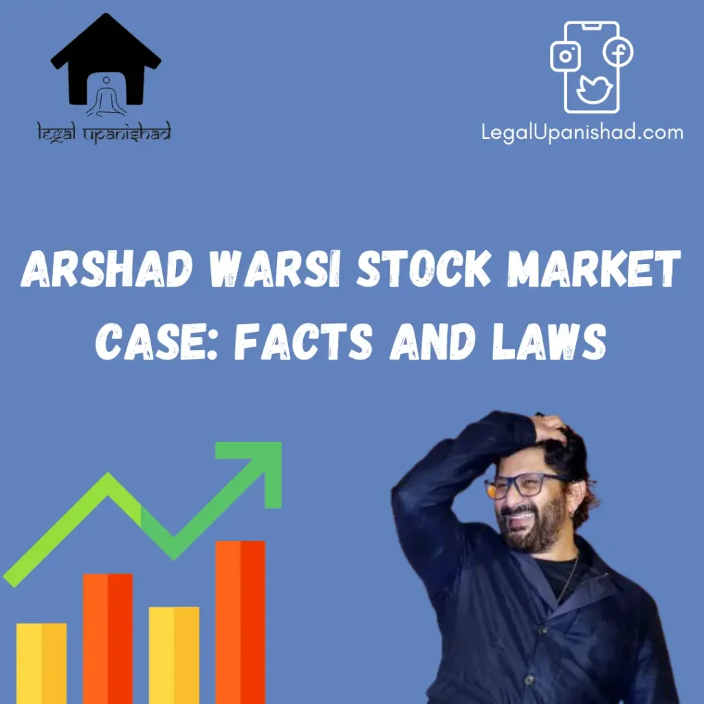 Arshad Warsi Stock Market Case