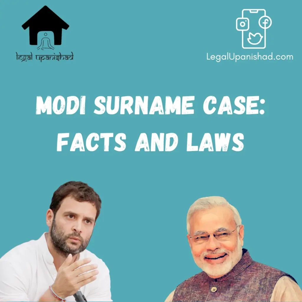 Modi Surname Case defamation case against Rahul Gandhi