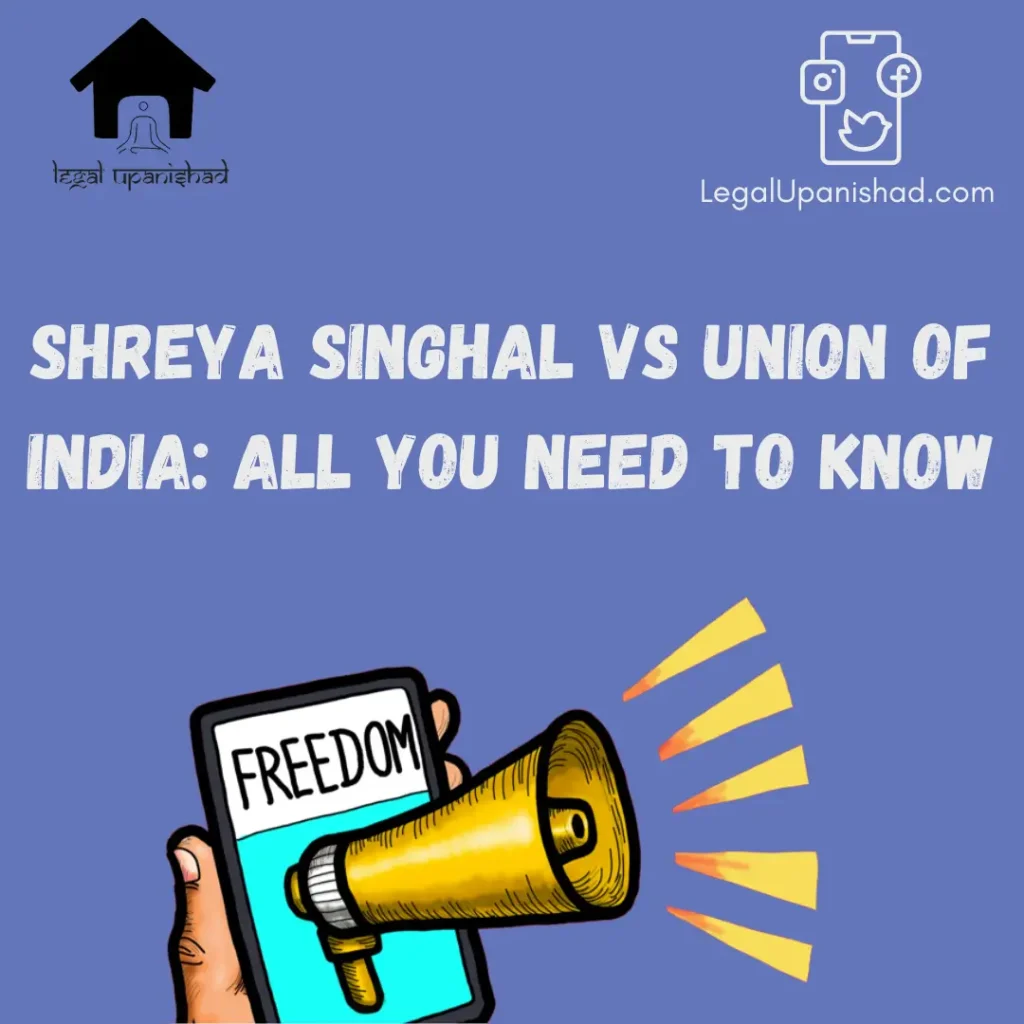 Shreya Singhal Vs Union Of India